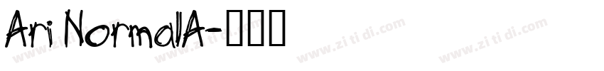 Ari NormalA字体转换